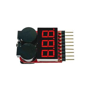 MLK 3418 kỹ thuật số 2-trong-1 điện áp thấp còi báo động 1S-8S Lipo Li-on FE RC điện áp đồng hồ màn hình thử nghiệm cho điện điều khiển mô-đun - Product Image 2