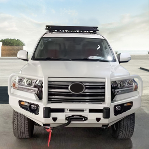 Parachoques delantero de barra de toro de acero inoxidable <span class=keywords><strong>4x4</strong></span> al por mayor con luz LED rectangular larga para Toyota REVO - Product Image 5
