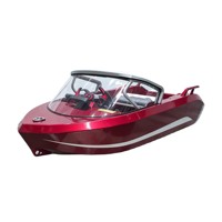 Kart aquatique de luxe pour adultes en alliage d'aluminium, bateau électrique avec siège pliable, peinture de qualité automobile, jet-boat monoplace