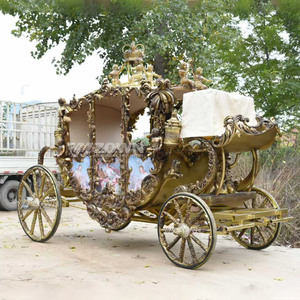 Calèche royale de tourisme sur mesure, avec éclairage et ornements en option, mode de conduite à chevaux ou électrique - Product Image 6