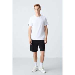 Shorts Tommylife pour homme, coupe standard, noir, coton respirant, décontracté, taille S - Product Image 6