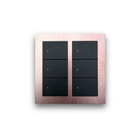 JINK Aluminiumlegierung Smart Switch EGG Matter Thread 6-Tasten-Szenenschalter Homekit 2032mAh Akku Drahtlose App-Steuerung für Zuhause