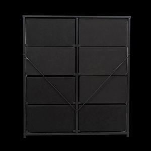 Modern Living Room Fabric <b>Cabinets</b> With Freestanding Durability and Stainless Steel MDF Panel Pine - Product Image 2
