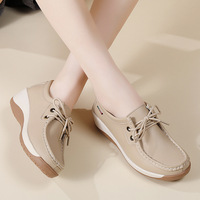 Chaussures de sport décontractées pour femmes, style mocassins, semelle souple, respirantes, pour l'extérieur, chaussures de marche