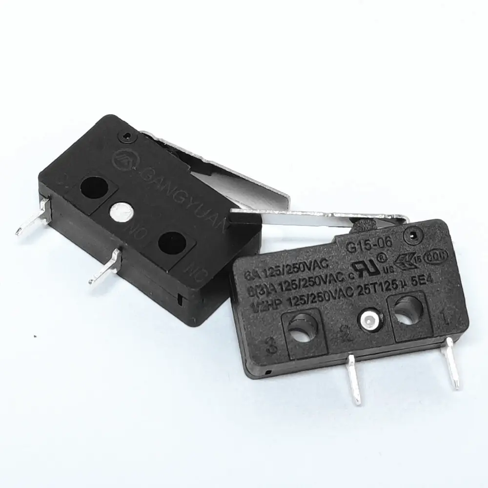 Vente en gros micro-interrupteur 2 broches spst-no snap action micro-interrupteur avec levier