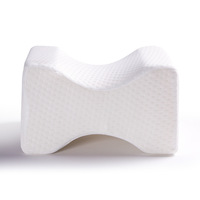Coussin repose-jambes en mousse à mémoire de forme OEM ODM avec housse tricotée, conçu pour soulager les genoux