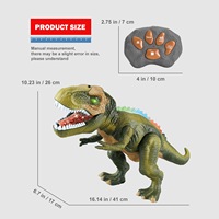 Jouets de dinosaures robots réalistes 2,4 GHz, marche, danse, dinosaures télécommandés, Tyrannosaurus Rex, jouets de dinosaures télécommandés pour enfants