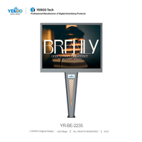 Écran LED couleur P4 de 4m x 3m pour affichage publicitaire extérieur, panneau d'affichage numérique