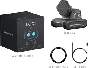 หุ่นยนต์อัจฉริยะพร้อมที่วางโทรศัพท์ - 360 °   สัตว์เลี้ยงตั้งโต๊ะแบบหมุนได้ ของเล่นเสริมสร้างอารมณ์แบบอินเทอร์แอคทีฟ และเทคโนโลยีสร้างสรรค์ - Product Image 6