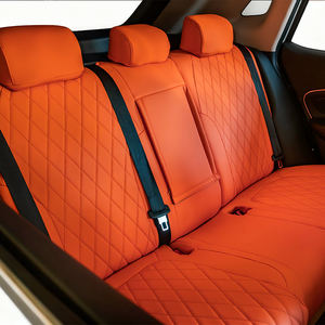 Housse de siège de voiture respirante en <span class=keywords><strong>cuir</strong></span> Nappa de luxe haut de gamme ensemble complet protecteur de siège de précision personnalisé - Product Image 2