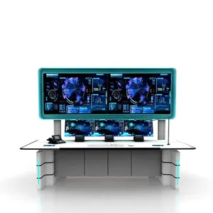 Kebua Fuwei konsol furnitur ruang kontrol industri meja perintah pusat komando meja Monitor keamanan ruang meja keamanan