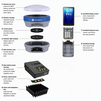 Récepteur GNSS RTK Stonex S9II/S900A/S900+ DGPS Base Rover ESurvey G970II Rtk V200/V300 IP68 1408 Canaux Précision d'inclinaison de 2,5 cm