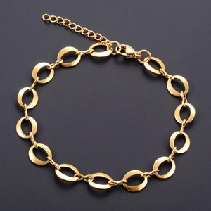 Bracelet en acier inoxydable de 8,2 mm, chaîne Rolo à gros cercles pour femmes et hommes, bijoux en métal, bracelet de poignet, chaîne de cheville, chaîne de main - Product Image 1