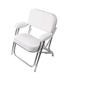 304 الفولاذ المقاوم للصدأ الأبيض سطح القارب كرسي كرسي قابلة للطي - Product Image 3