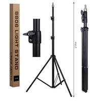 Trépied léger 8806 pour éclairage vidéo LED, boîte à lumière photo, trépied réglable léger 950g