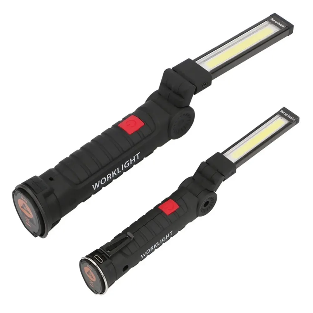 5 מצבי COB LED עבודה אור USB נטענת עבודה אורות עם מגנטי LED פנס פיקוח מנורה לרכב תיקון קמפינג
