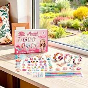 Creative <b>Bow</b> Making Kit Kids DIY Headband Hair <b>Clips</b> Ribbon Flower Star Gem Sticker Birthday Craft Present Set - Product Image 5