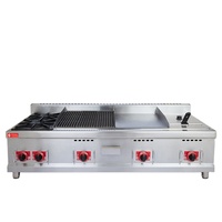 Cuisinière multifonctionnelle commerciale, gril à crêpes, gril à pierre volcanique, friteuse, cuisinière en pot en terre cuite, friteuse électrique