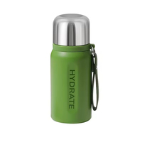 Thermos à grande capacité en acier inoxydable 316, isolé sous vide, avec couvercle, portable pour les sports de plein air, design minimaliste moderne