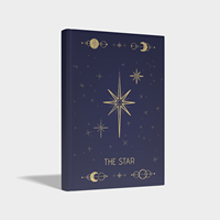 Journal personnalisé au design créatif A5 à couverture rigide avec lune céleste Soleil Carnet de notes d'agenda quotidien et d'évènements de haute esthétique