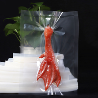 Sacs d'emballage sous vide transparents lisses résistants à la chaleur 121 degrés pour sceller les aliments congelés, les collations, les noix