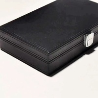 Ensemble de jetons de poker en cuir de luxe avec étui en similicuir personnalisé, ensemble de poker en cuir de luxe
