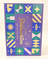 Boîte à chaussures pliable en une seule pièce, en carton kraft biodégradable, écologique, robuste, avec fermeture magnétique, gaufrage et vernis UV sélectif