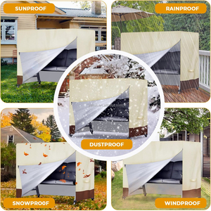 Vườn ngoài trời ghế Bìa Swing <span class=keywords><strong>cover</strong></span>, Swing <span class=keywords><strong>Cover</strong></span> 3 chỗ ngồi không thấm nước, hiên Swing <span class=keywords><strong>cover</strong></span> cho ngoài trời. Chống nước chống tia cực tím - Product Image 6