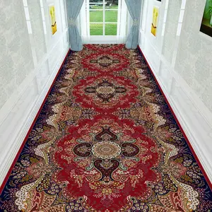 Neue maschinell hergestellte Teppiche und Teppiche für das Wohnzimmer Große Luxus-rote Teppiche für den Hotel gang