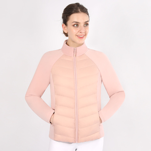 10 pièces de vestes matelassées confortables pour l'équitation, manteau d'hiver chaud pour le sport, en nylon noir, veste matelassée d'équitation pour l'extérieur - Product Image 3