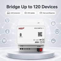 Passerelle KNX vers Matter sur rail DIN, contrôle local de 120 appareils, Hub Matter OTA pour la domotique de villas