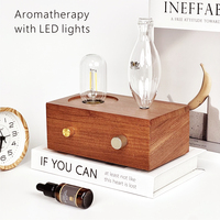 Diffuseur d'arômes en bois de palissandre LX-510h, nouveau modèle, nébuliseur, luminosité réglable avec lumière LED pour la maison-SPA