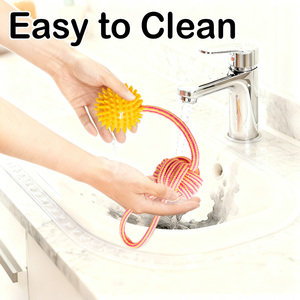 Mainan Anjing Tahan Lama Bahan TPR Portabel Berbahan Katun, Mainan Kunyah Interaktif Populer untuk Anjing, Ramah Lingkungan, Membersihkan Gigi Molar - Product Image 4