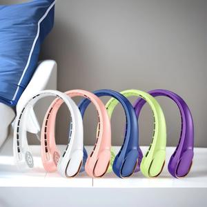 Mini Ventilador de Cuello Portátil para Verano, Deportes al Aire Libre, Recargable por USB, Material ABS, Marca JXD, Regalo para Unisex y Niñas - Product Image 2