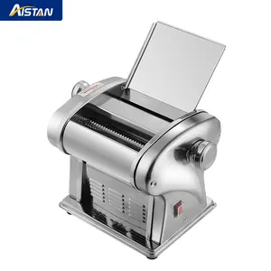 Electric Pasta Maker Noodle Maker Pasta Making Machine Dough Roller Cutter Thickness Adjustable Stainless Steel for Family Use