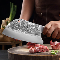 Couteau de boucher professionnel en acier à haute teneur en carbone, lame de 16 cm, manche de 12 cm, outil de découpe écologique pour la cuisine, hachoir à viande, couteau à légumes
