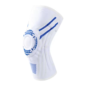 Genouillère de sport en tricot épais OEM en gros avec rembourrage en silicone, légère et à ressorts, pour la protection lors du basketball, du cyclisme, de la danse et de la course à pied - Product Image 1
