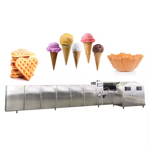 קונוסים גלידת שוקולד מריר סוכר ביסקוויט קו מכונת וופל מיני קונוס ומכונת מילוי שוקולד חרוט - Product Image 6