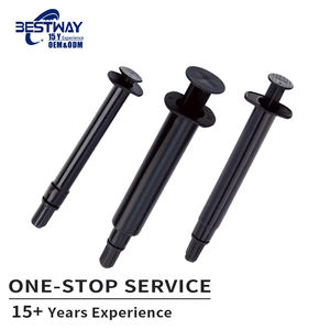 मैनुअल ब्लैक फैक्ट्री डायरेक्ट डिस्पेंसर लॉक प्लास्टिक बड़े स्टॉपर गैर 3 सीसी गोंद वितरण सिरिंज पिस्टन पिस्टन मुफ्त सिरिंज - Product Image 6