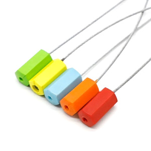 Sello de seguridad de alambre de acero con número secuencial, sello de seguridad con código de color a prueba de manipulaciones para contenedores y camiones, para medidores - Product Image 3