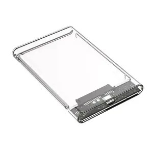 Transparante Hdd Case Sata Naar Usb 3.1 Harde Schijf Behuizing Externe 2.5 ''Hdd Behuizing Voor Hdd Ssd Harde Schijf