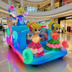Auto Giocattolo a Batteria per Bambini, Modello Principessa, per Uso Interno/Esterno, Sotto i 5 Anni, 24V, in Plastica Rinforzata con Fibra di Vetro - Product Image 1