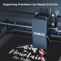 Module laser à fibre WAINLUX 1WFiber, longueur d'onde 1064 nm, pour une précision de gravure de 0,01 mm, accessoires de graveur laser de classe 1 pour métal