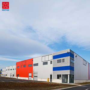 대형 스팬 철골 구조 조립식 건물 현대 디자인 금속 창고 작업장 공장 창고 - Product Image 3