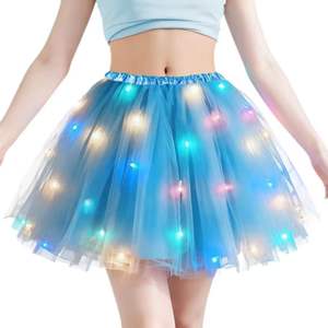 Falda Tutú de Tul Navideña para Adultos, con Luces LED, en Oferta - Product Image 2