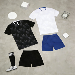 قمصان كرة قدم مخصصة للرجال والأطفال، زي كرة قدم فارغ، قميص تدريب كرة القدم، قميص كرة قدم ريترو - Product Image 2