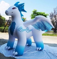 Dragon de feu gonflable en PVC de haute qualité personnalisé Beile pour modèle
