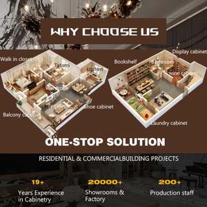 Service de personnalisation de toute la maison, cuisine moderne en aggloméré, mobilier de cuisine minimaliste de luxe pour villa - Product Image 4