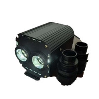 Une tête 2 têtes 3 têtes 20W RGBW Moteur à fibre optique scintillant avec télécommande RF pour lumière à fibre optique Home KTV Cinema Starry Sky