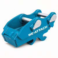 Attache hydraulique We-Attach WQC06D à double verrouillage robuste pour excavatrice – Connexion rapide hydraulique